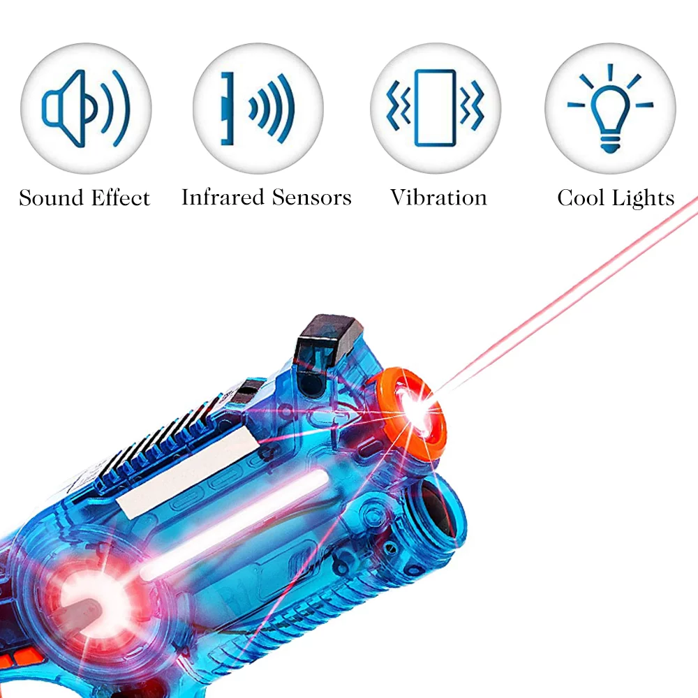 Ezra Infrared Blaster Game Set, One Gun with One Drone,Lights and Sound Effect, Great Gift Idea