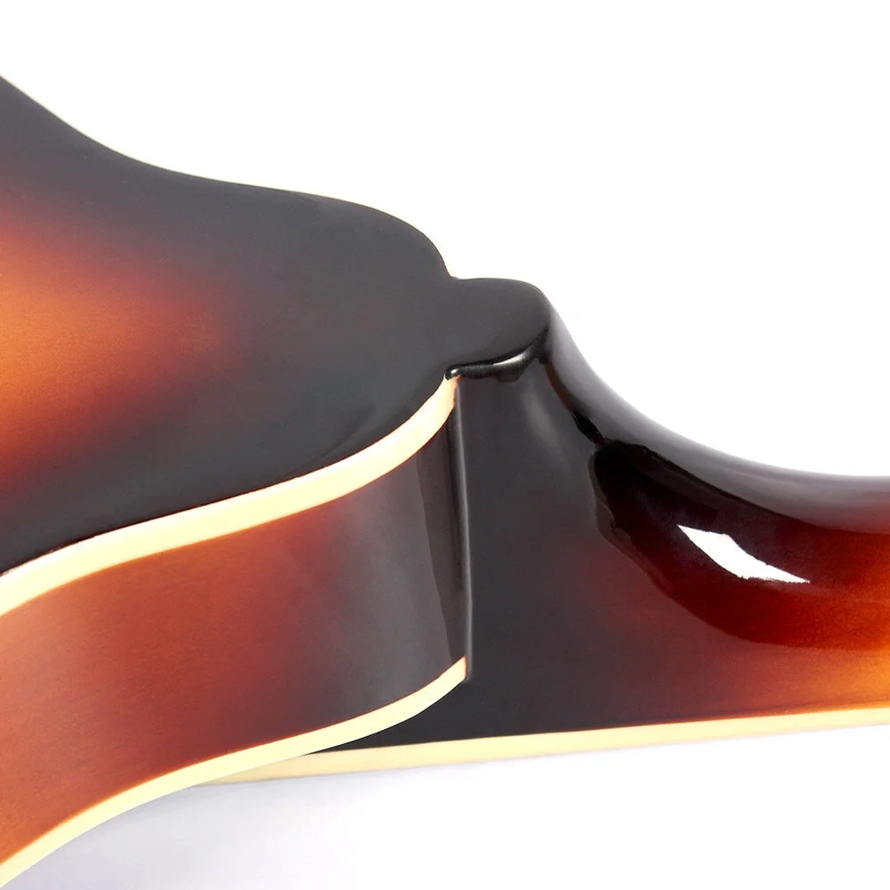 PEPISKY 8-String Basswood Sunburst Mandolin Musical Instrument with Rosewood Adjustable Bridge