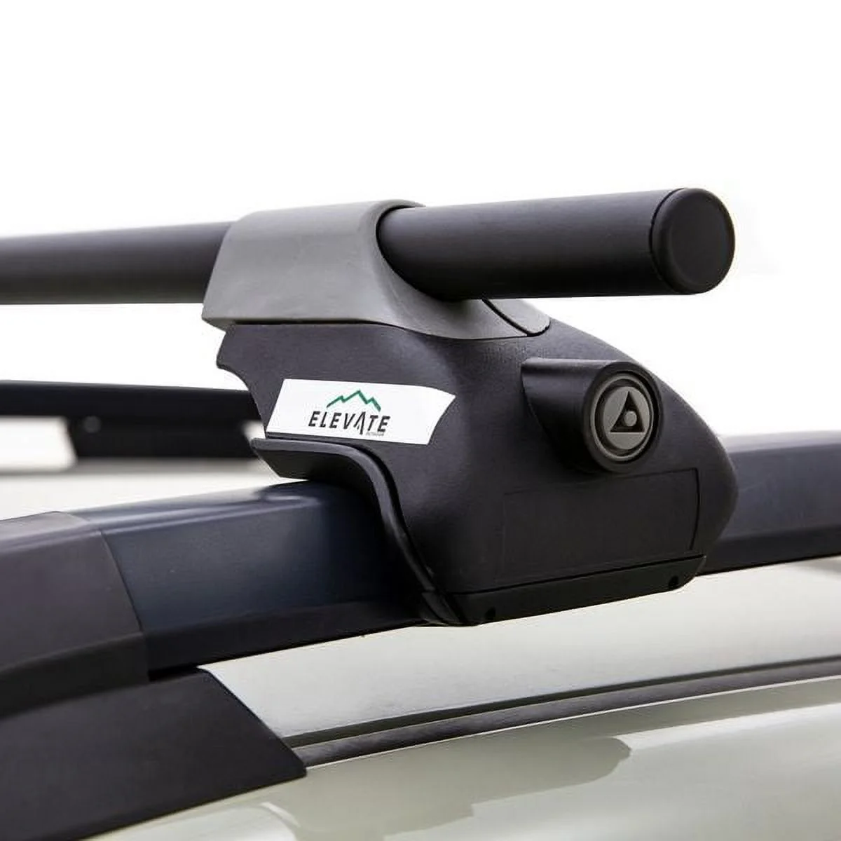 Elevate Outdoor Locking Round Steel Rooftop Cross Bars