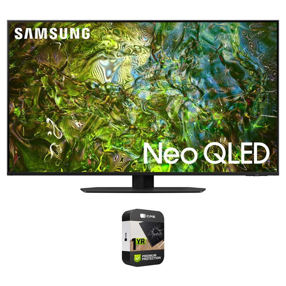 Samsung QN65QN90DA 65 Inch Neo QLED 4K Smart TV (2024) Bundle with 1 YR CPS Enhanced Protection Pack