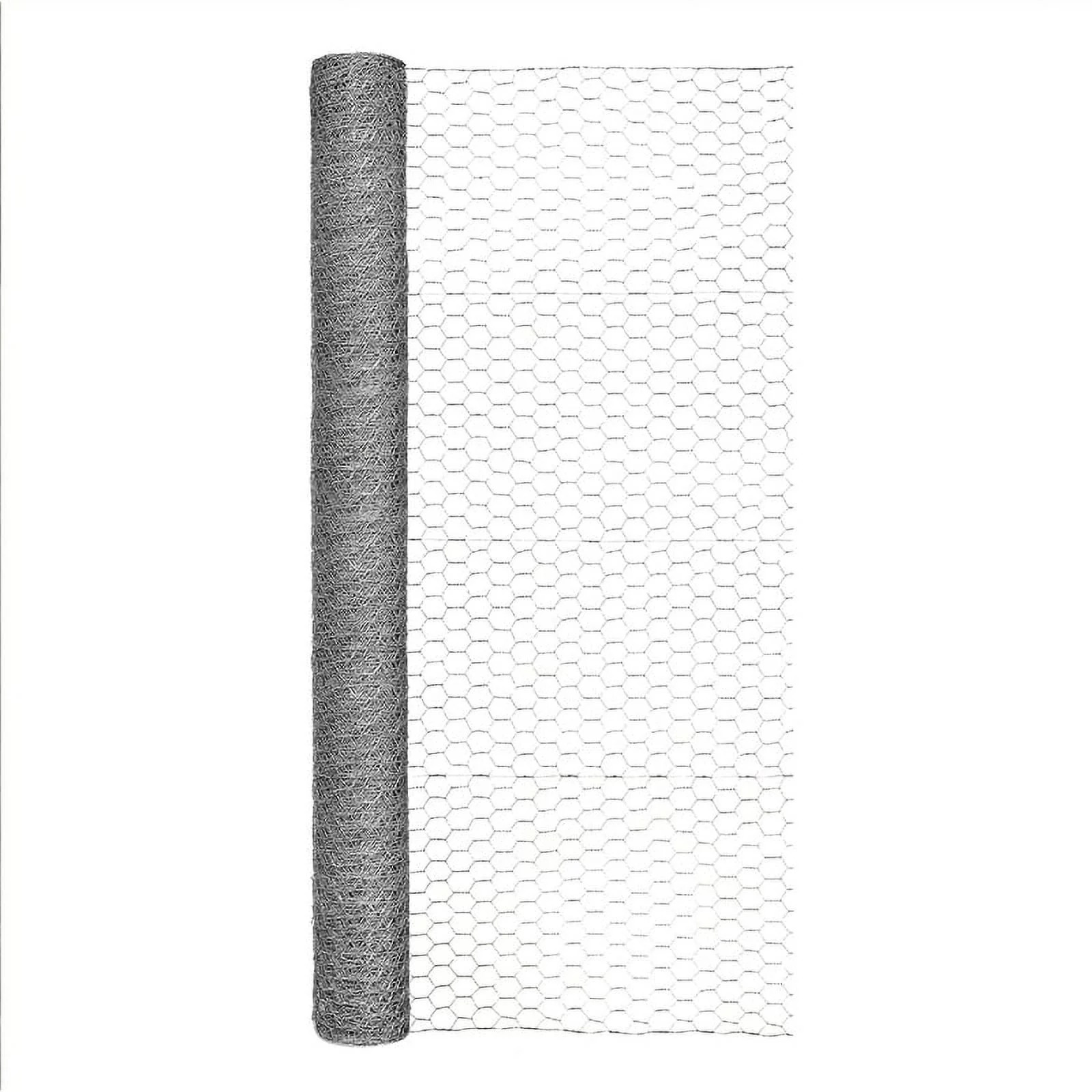 Garden Zone 48 in. H x 50 ft. L 20 Ga. Silver Poultry Netting