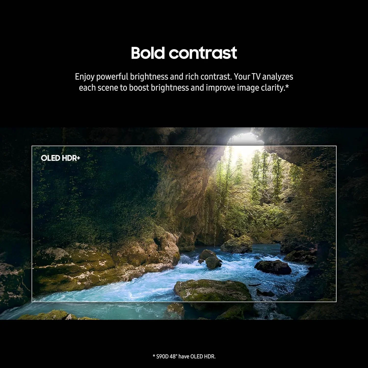 Samsung QN65S90DAFXZA 65 Inch 4K OLED Smart TV with Dolby Atmos and an Additional 3 Year Extended Amber Protection (2024)