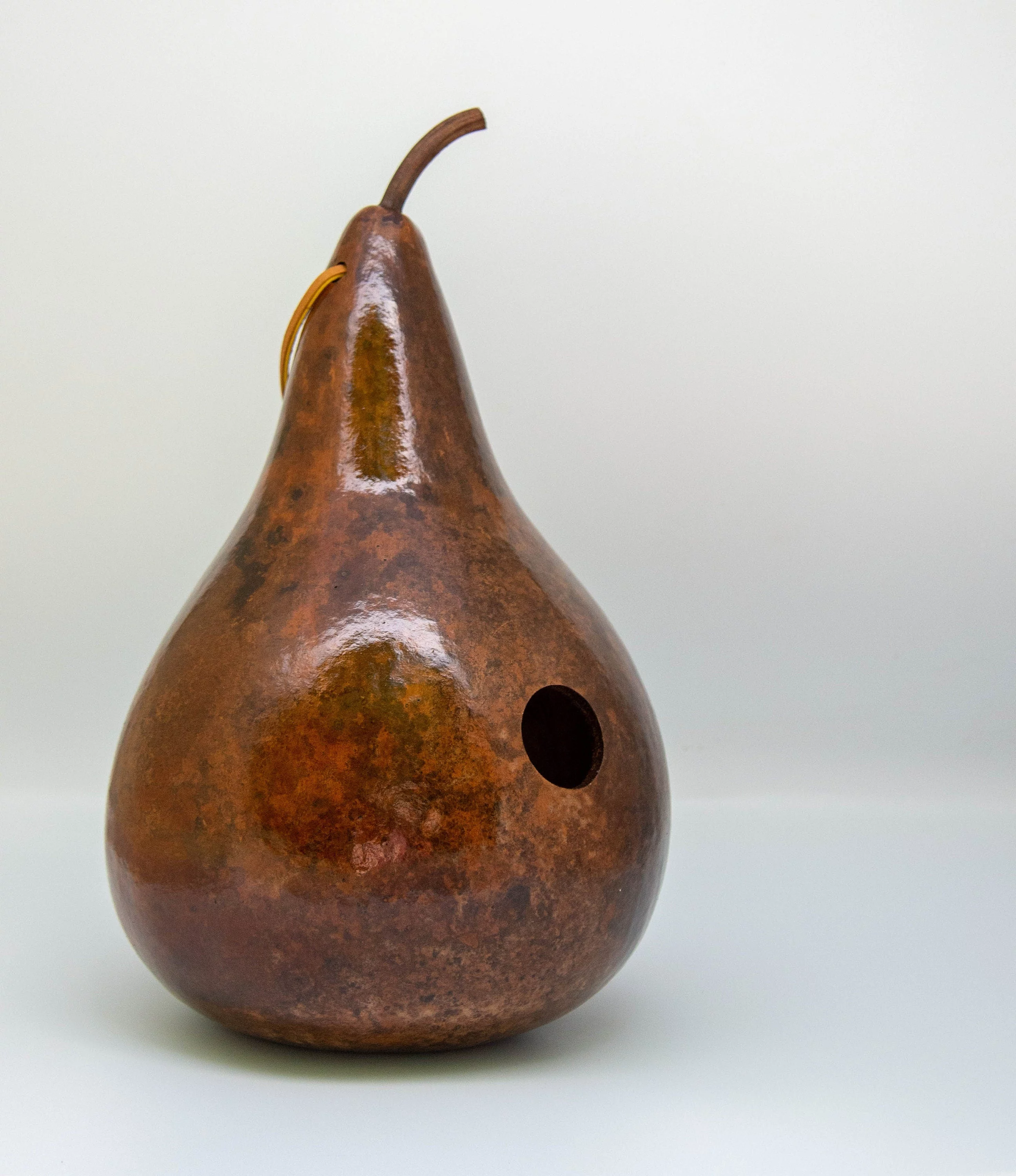 Gourd Birdhouse, Set of 3, Red, Lime Green, Yellow