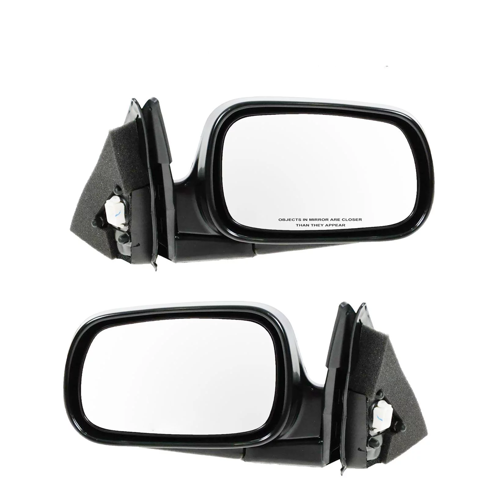 Teledu Black Power Mirror Left/Right Pair Set For 1994-1997 Honda Accord 4 Door Wagon