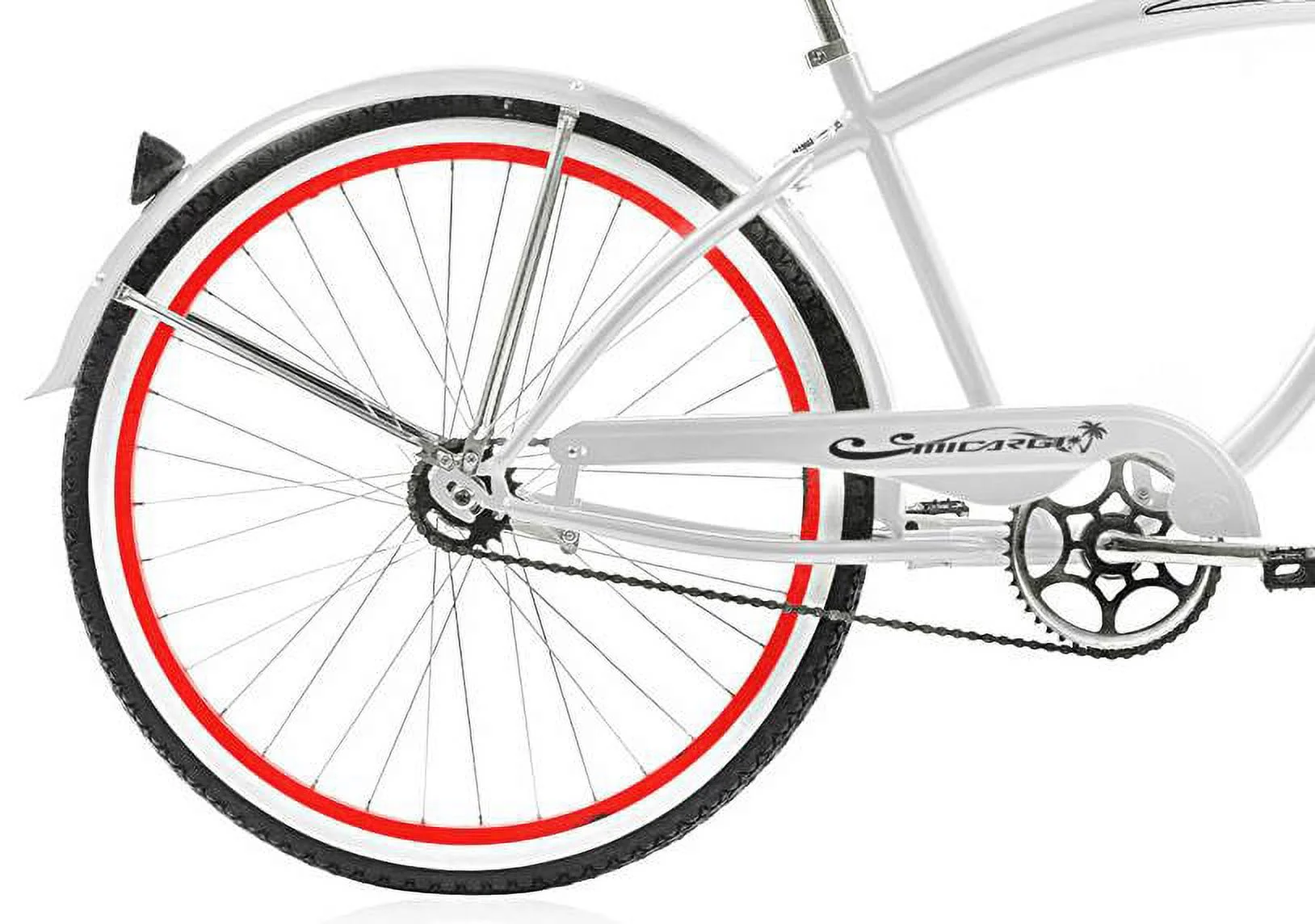 Micargi Beach Cruiser in White