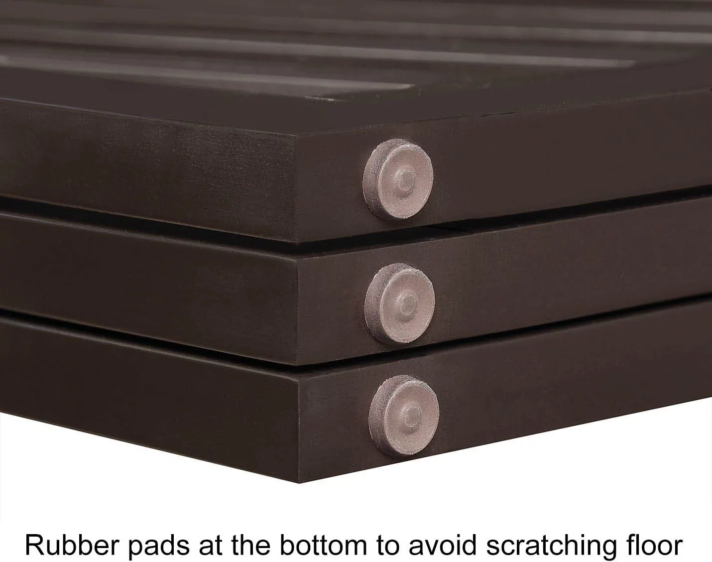 Flat Wooden 3 Panel Dog Gate Espresso Freestanding, 20