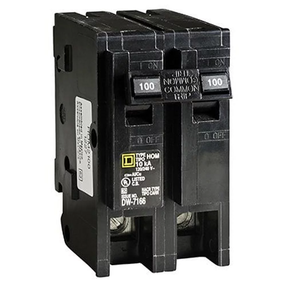 Square D by Schneider Electric HOM2100CP Homeline 100-Amp Two-Pole Circuit Breaker (Pack of 1)