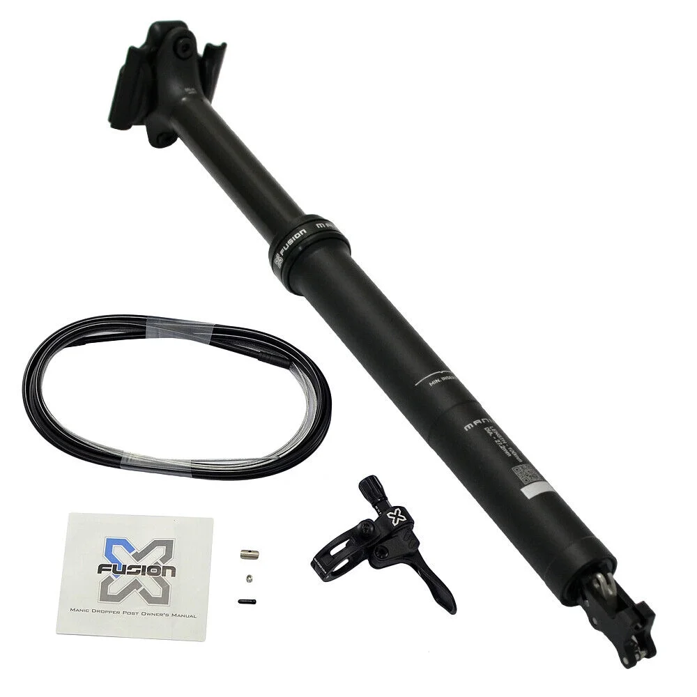 X-Fusion Manic INTEGRA Remote Dropper Seatpost 27.2x350mm,Travel: 100mm #YB2691