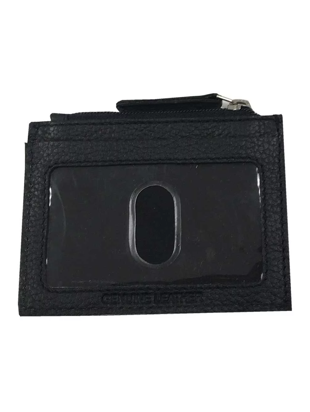 Harley-Davidson Men's B&S Embossed Zip Top Pocket Leather Wallet BSE6983-BLACK, Harley Davidson