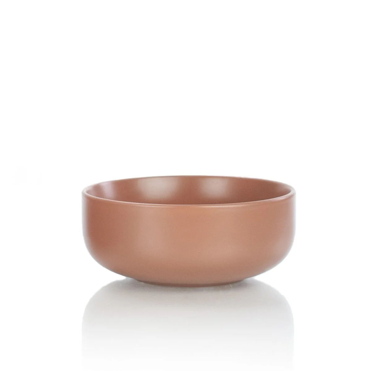 Everything Kitchens Modern Flat 8-Piece Bowl Set | Dusty Blue & Terracotta