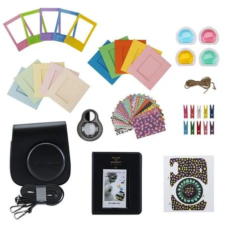 FujiFilm Instax Mini 11 Accessory Kit - Charcoal Gray (Camera Not Included)