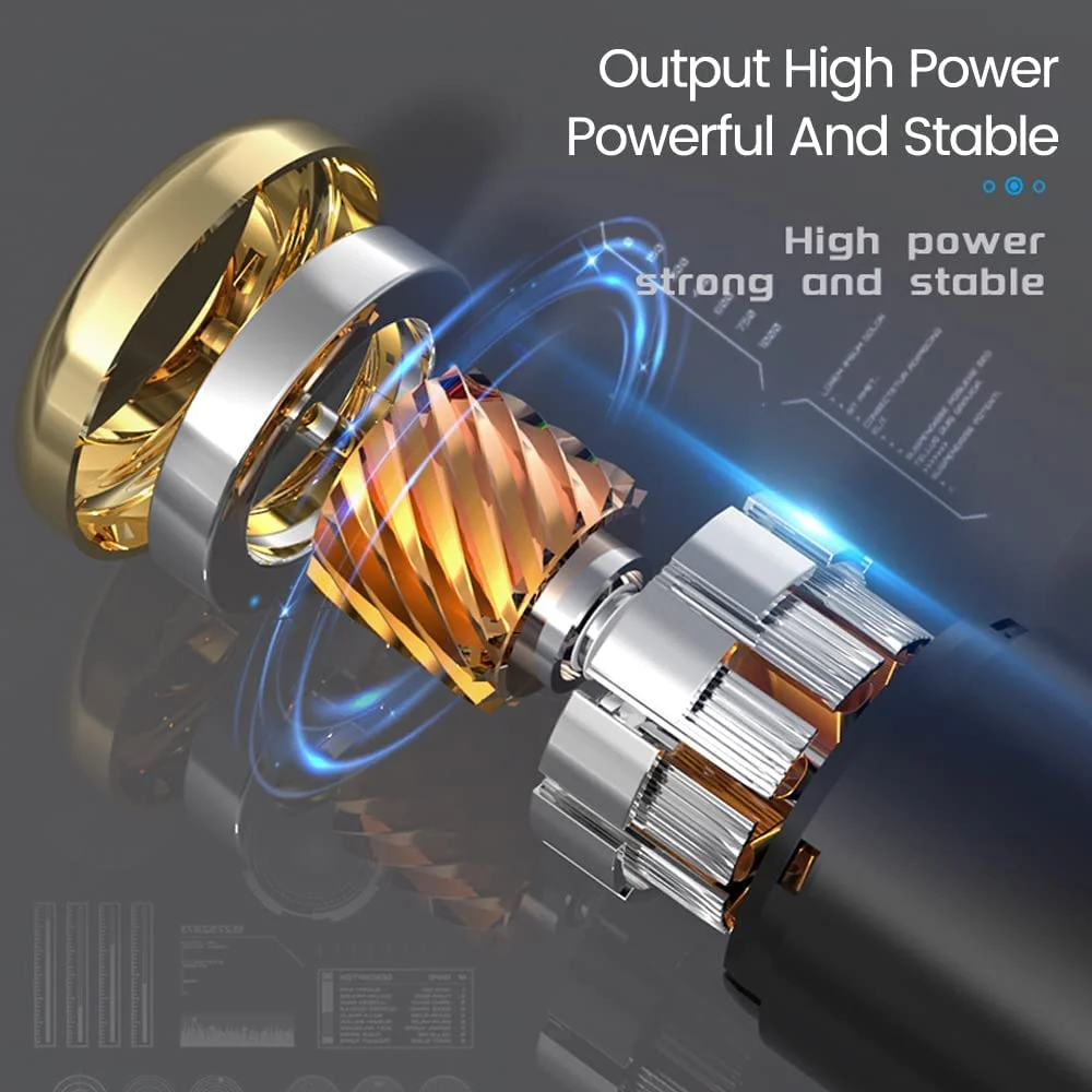 TekDeals 6 speeds Massage Gun Percussion Massager Deep Tissue Muscle Vibrating Relax