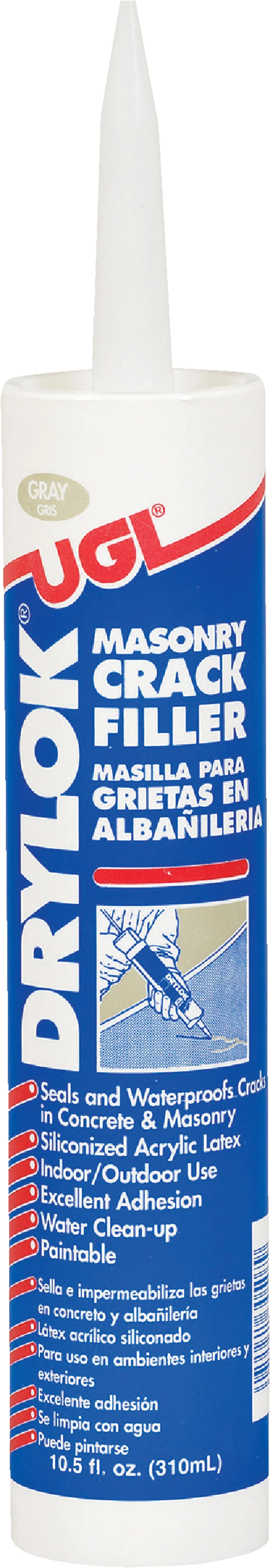 United Gilsonite Lab Drylok Masonry Crack Filler 10.5 Oz., Concrete