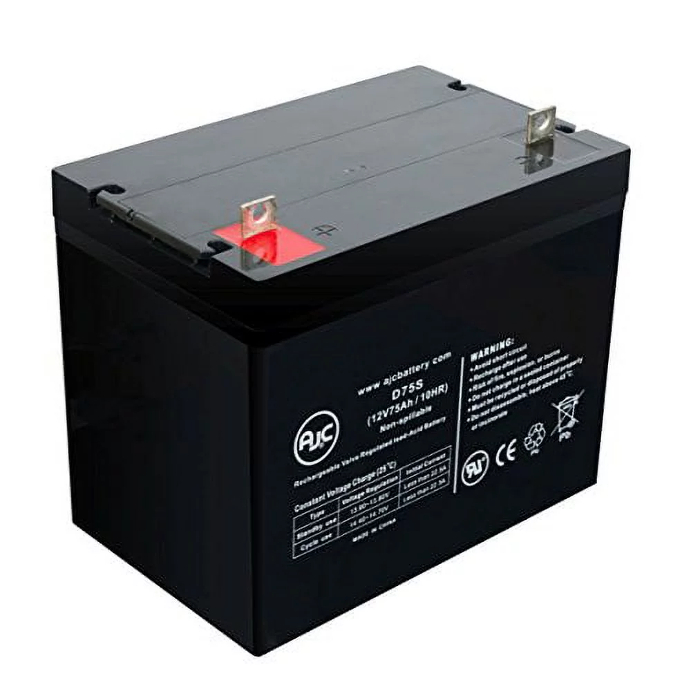 Universal Power UB12750 Group 24 Sealed AGM 12 Volt 75 Ah 75Ah Battery - This is an AJC Brand® Replacement