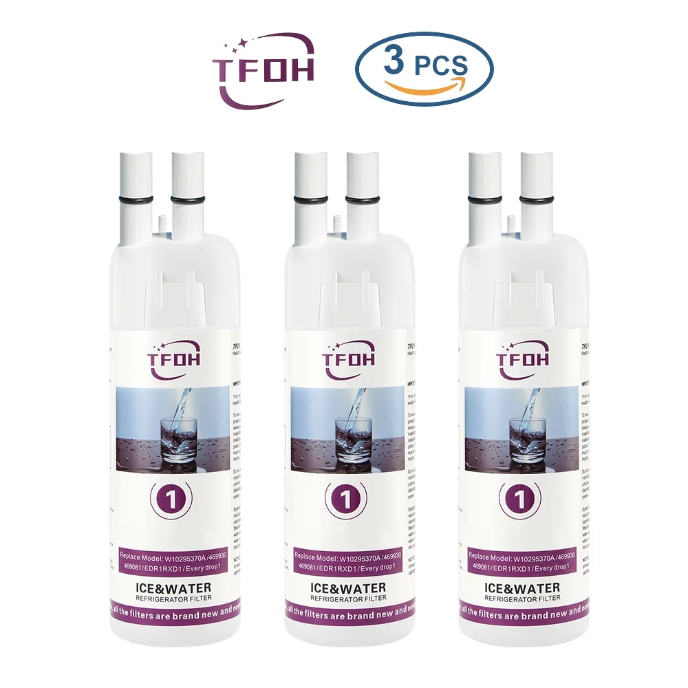 EDR1RXD1 Water Filter Compatible with W10295370A, W10295370, EDRIRXD1B, 9081, 46-9081, 46-9930 , 9930, Replacement For Water Filter 1,EDR1RXD1.(3-Pack)