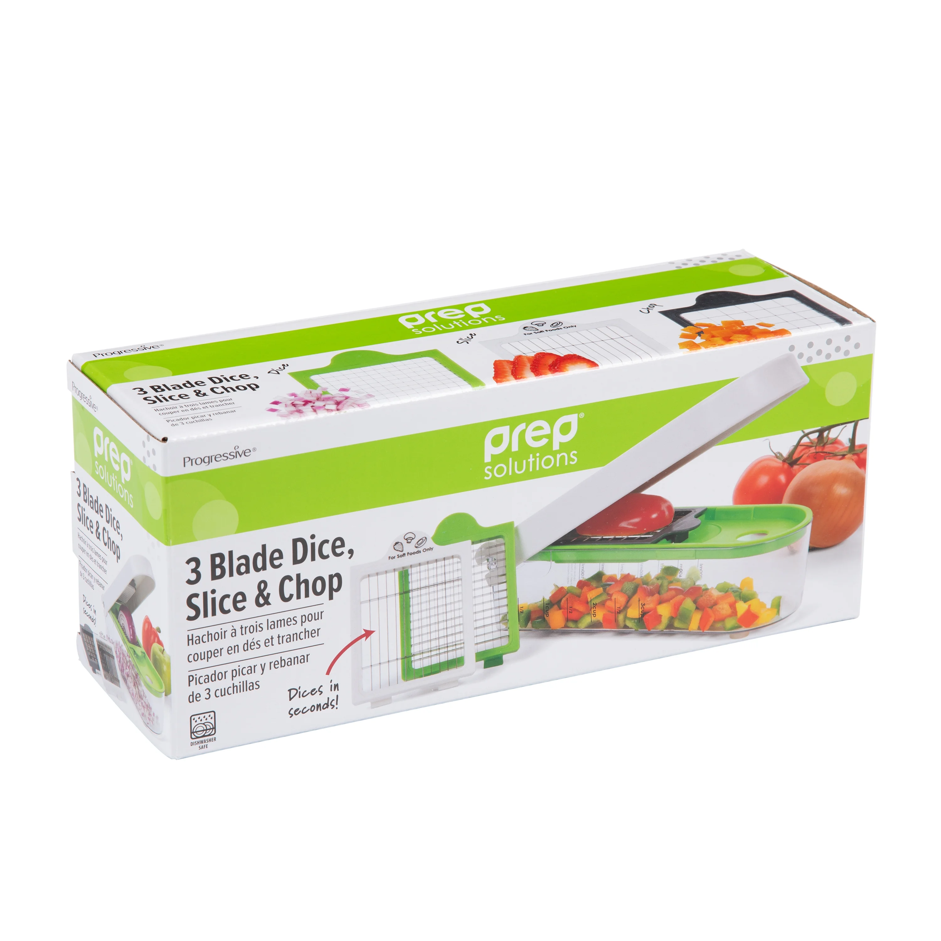 Prep Solutions Slice & Dice 3 Blade Chopper