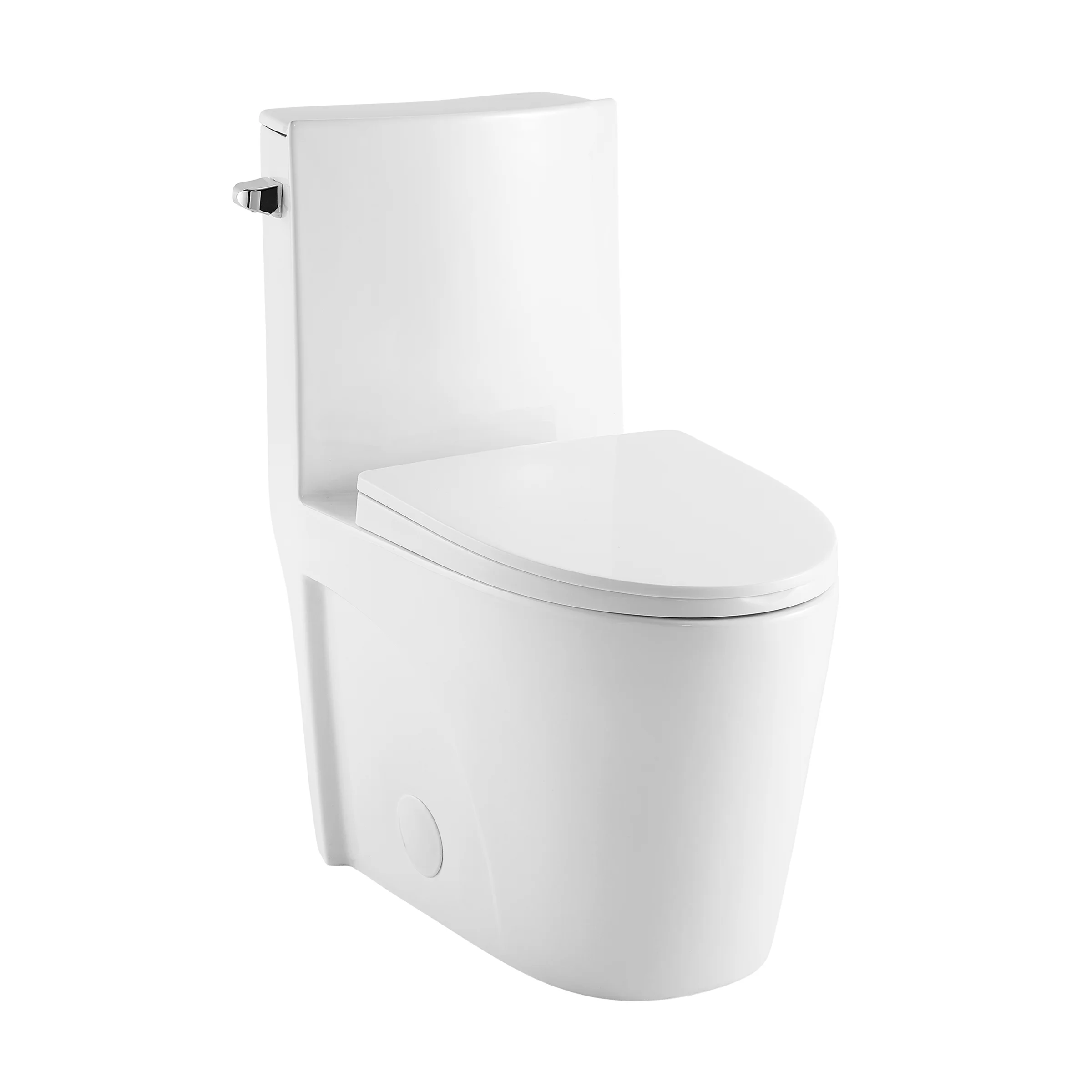 Angers One-Piece Elongated Toilet Side Flush 1.28 gpf
