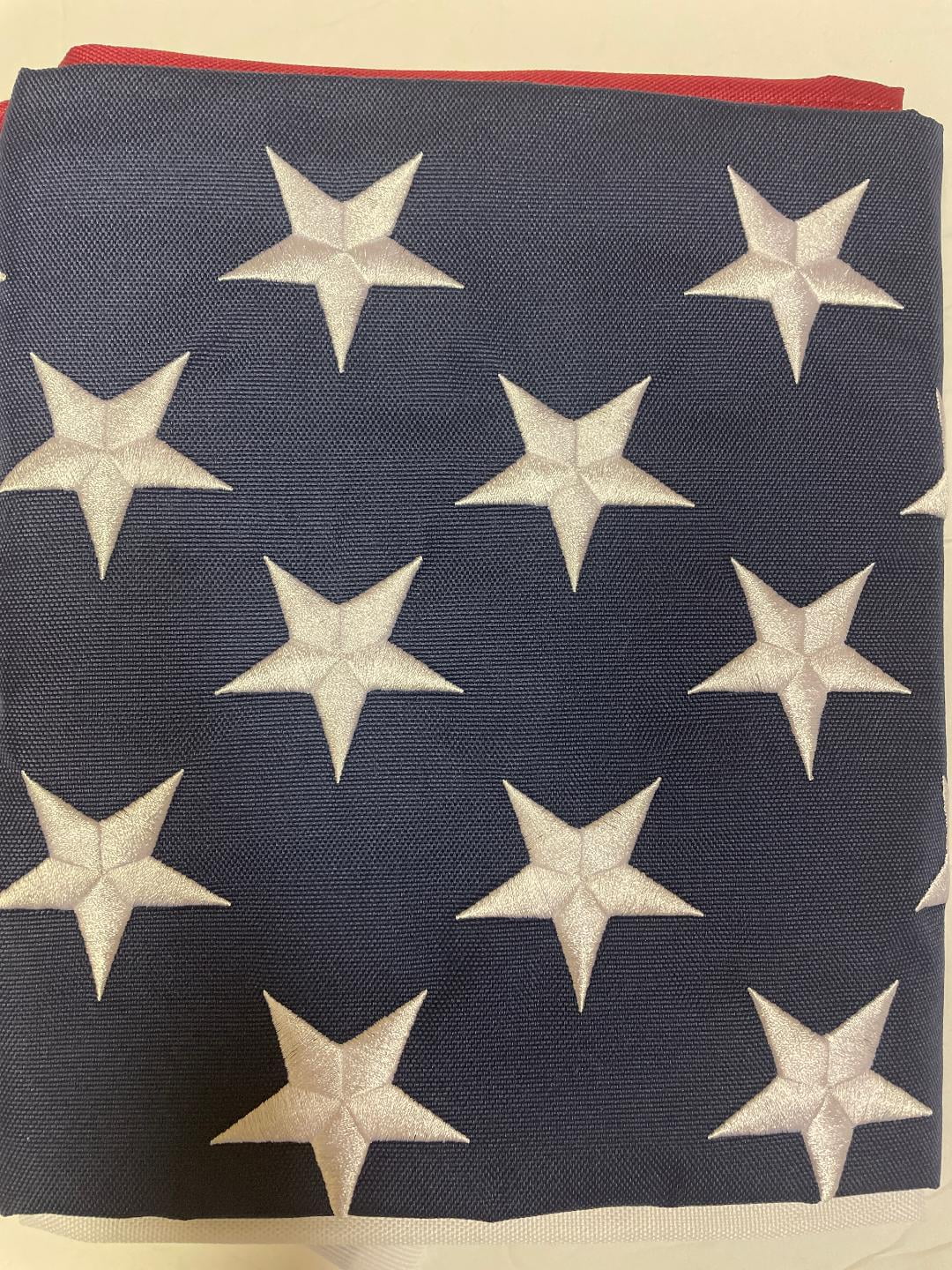 USA American 4'x6' Embroidered Flag ROUGH TEX® 210D Oxford Nylon real brass and grommets and strong stitching material pls check the images