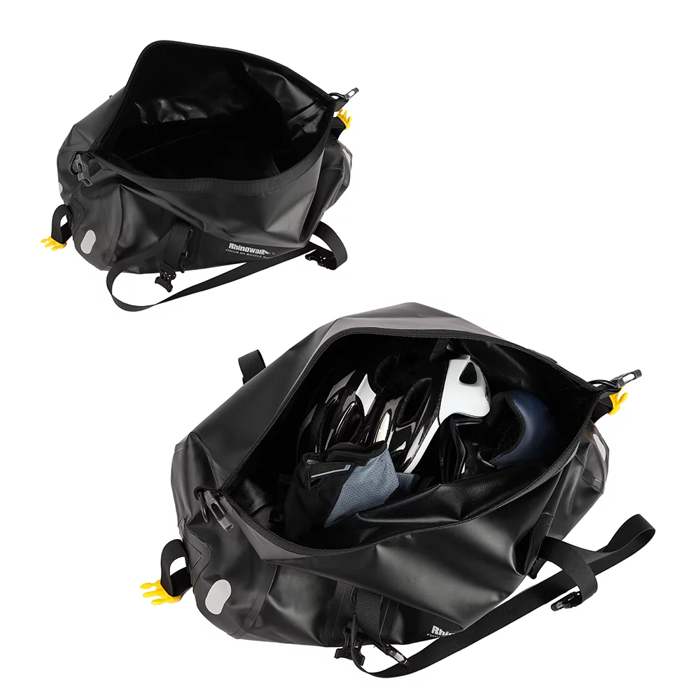 Rhinowalk 20L Waterproof Duffel Bag, Multifunctional Cycling Rear Seat Trunk Bag, Bike Rack Pannier for Boating and Traveling