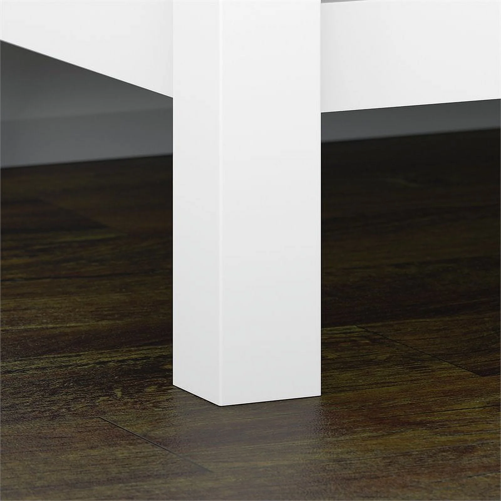 Home Square 2 Drawer Filing Cabinet Set in Pure White (Set of 2)