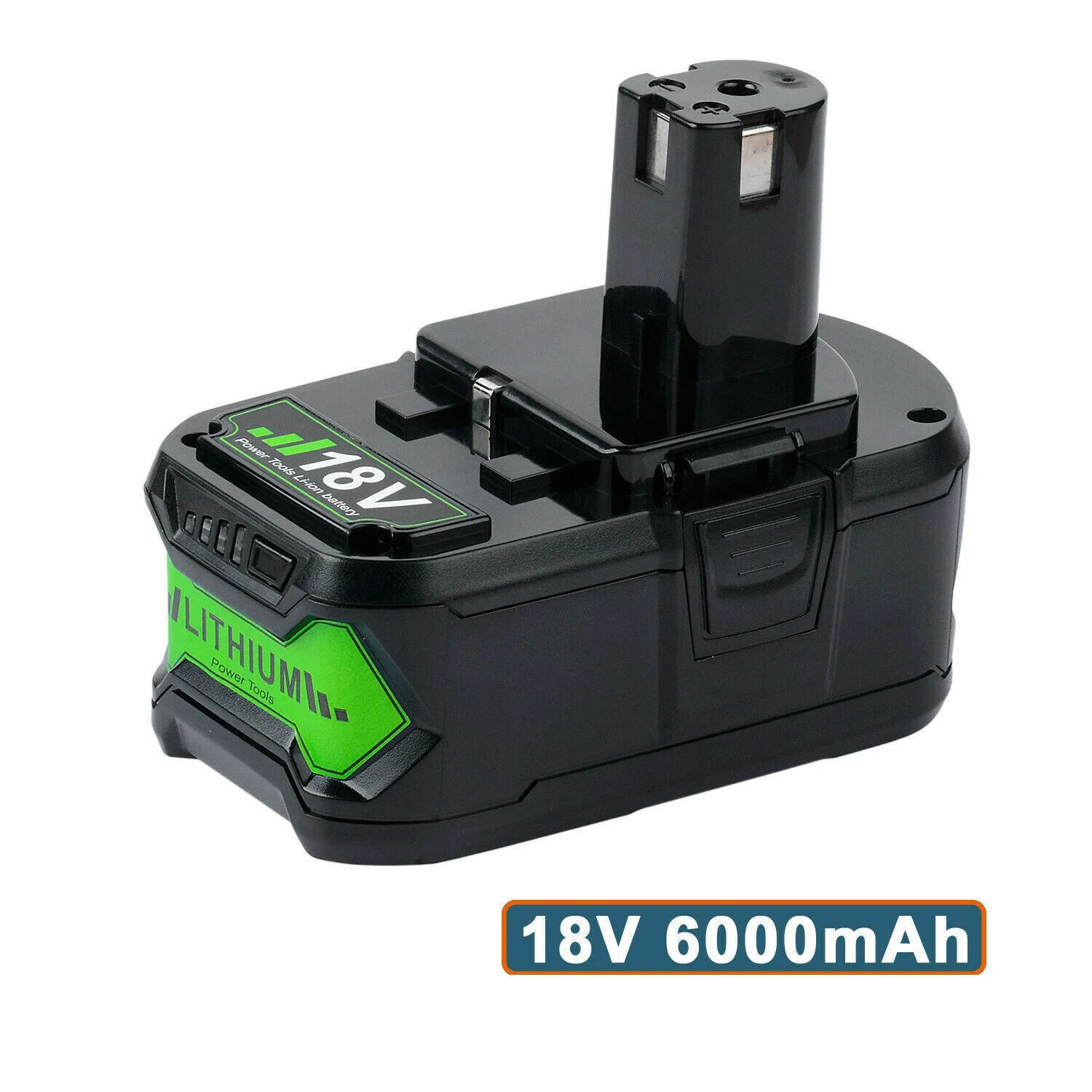 4 Batteries  6Ah / 18V P108 For RYOBI 18V One+ Plus High Capacity Lithium-ion P104 P107 P102 BPL1820