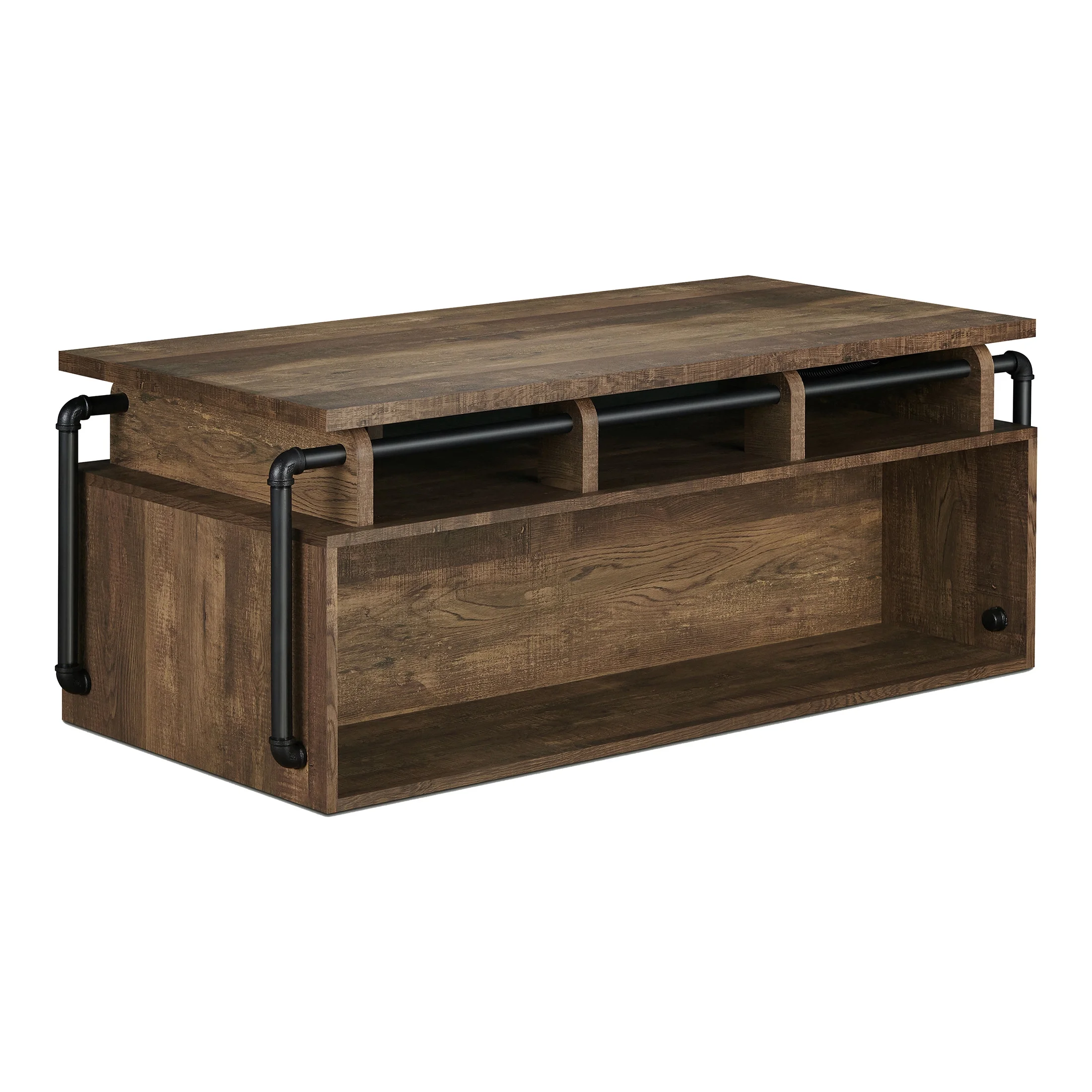 Furniture of America Junis Lift-top Coffee Table, Reclaimed Oak