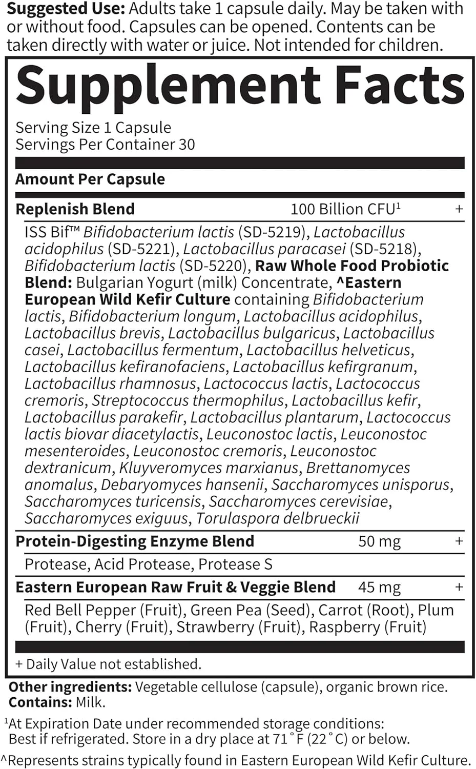 Garden of Life - RAW Probiotics Ultimate Care - 30 Vegetarian Capsules