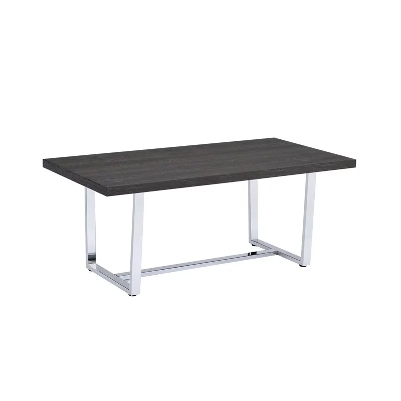 Picket House Furnishings Nadine 3PC Metal Occasional Table Set in Chrome