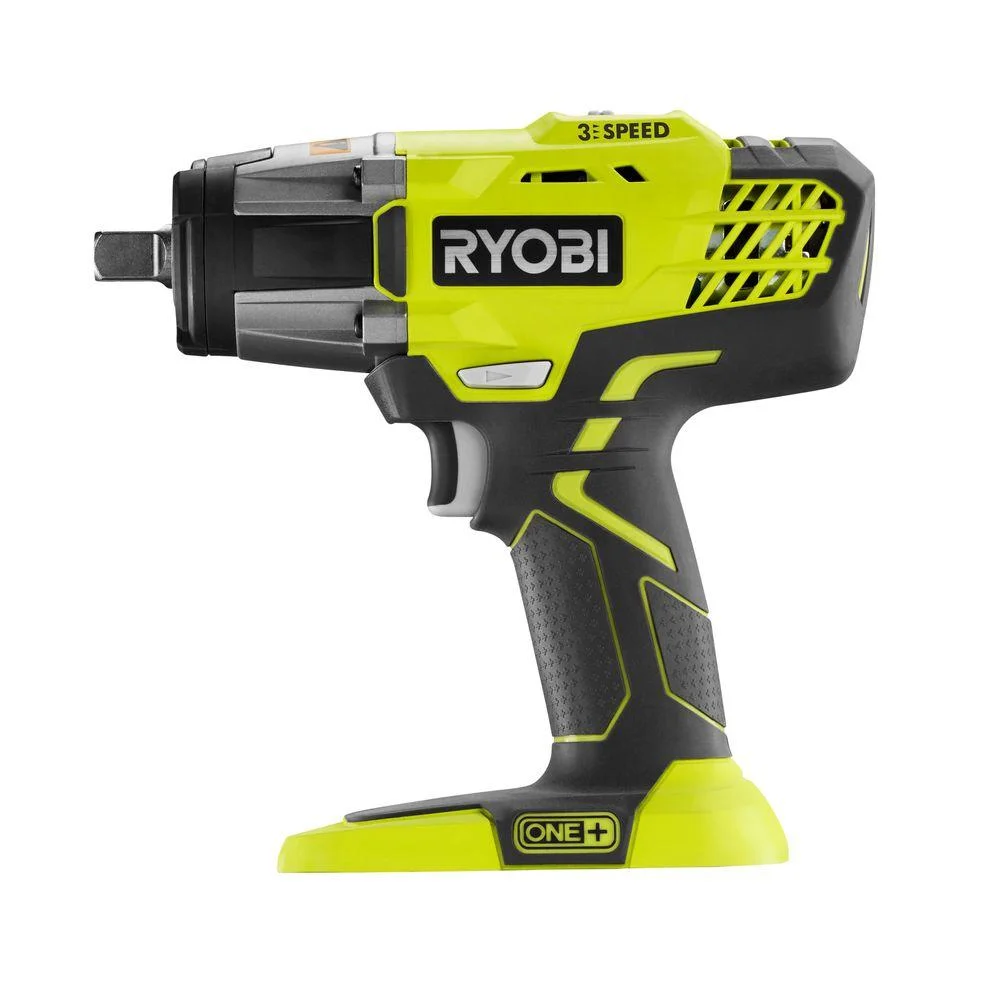 Ryobi 18-Volt ONE+ 1/2 in. Cordless 3-Speed Impact Wrench (Tool-Only) P261