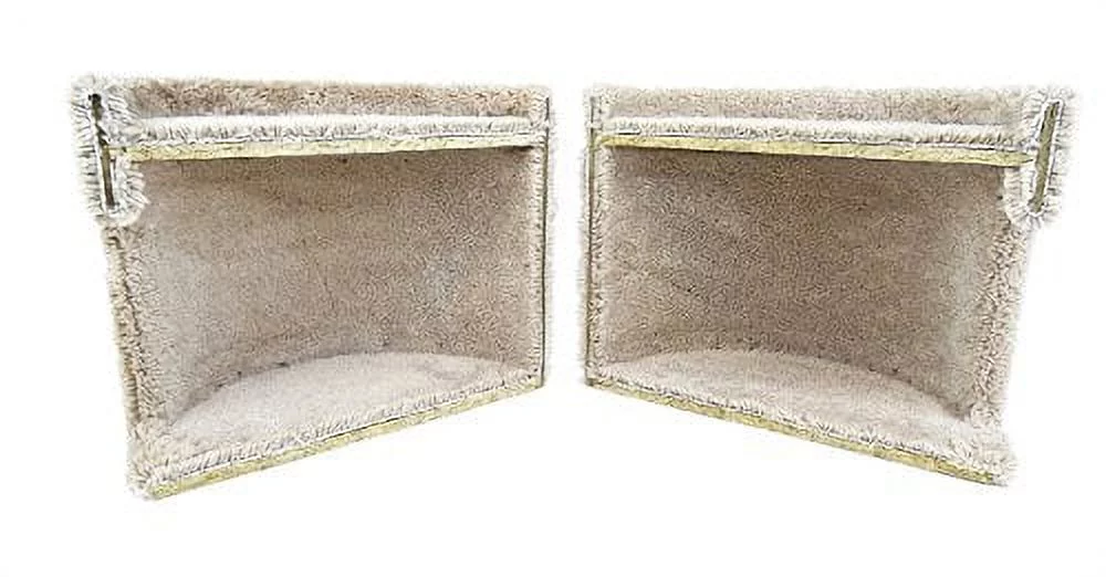 New Cat Condos Solid Wood Large Triple Cat Tree-Brown