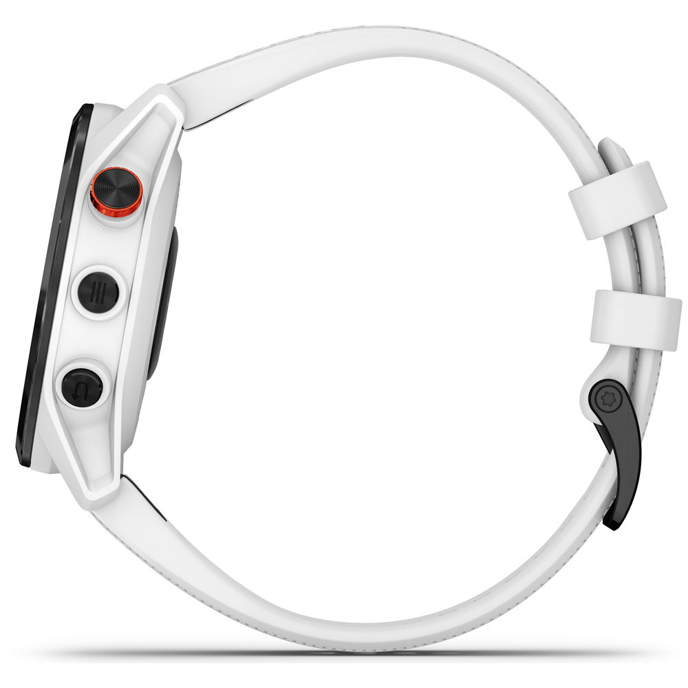 Garmin 010-02200-01 Approach S62 Black Ceramic Bezel with White Silicone GPS Golf Watch Bundle with 1 YR CPS Enhanced Protection Pack