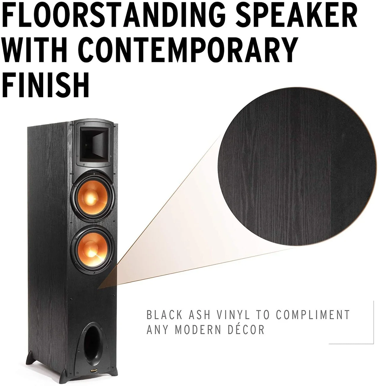 Klipsch F-300-BLACK Synergy Black Label Floorstanding Speaker (2019)