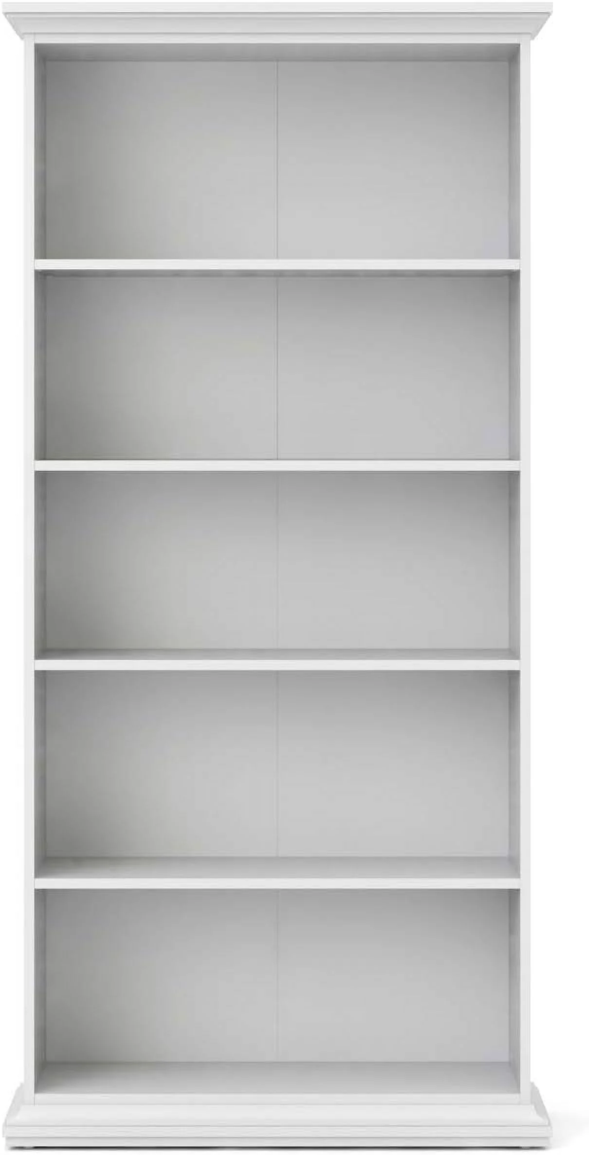 Sonoma Tall Wide 5 Shelf Bookcase, White