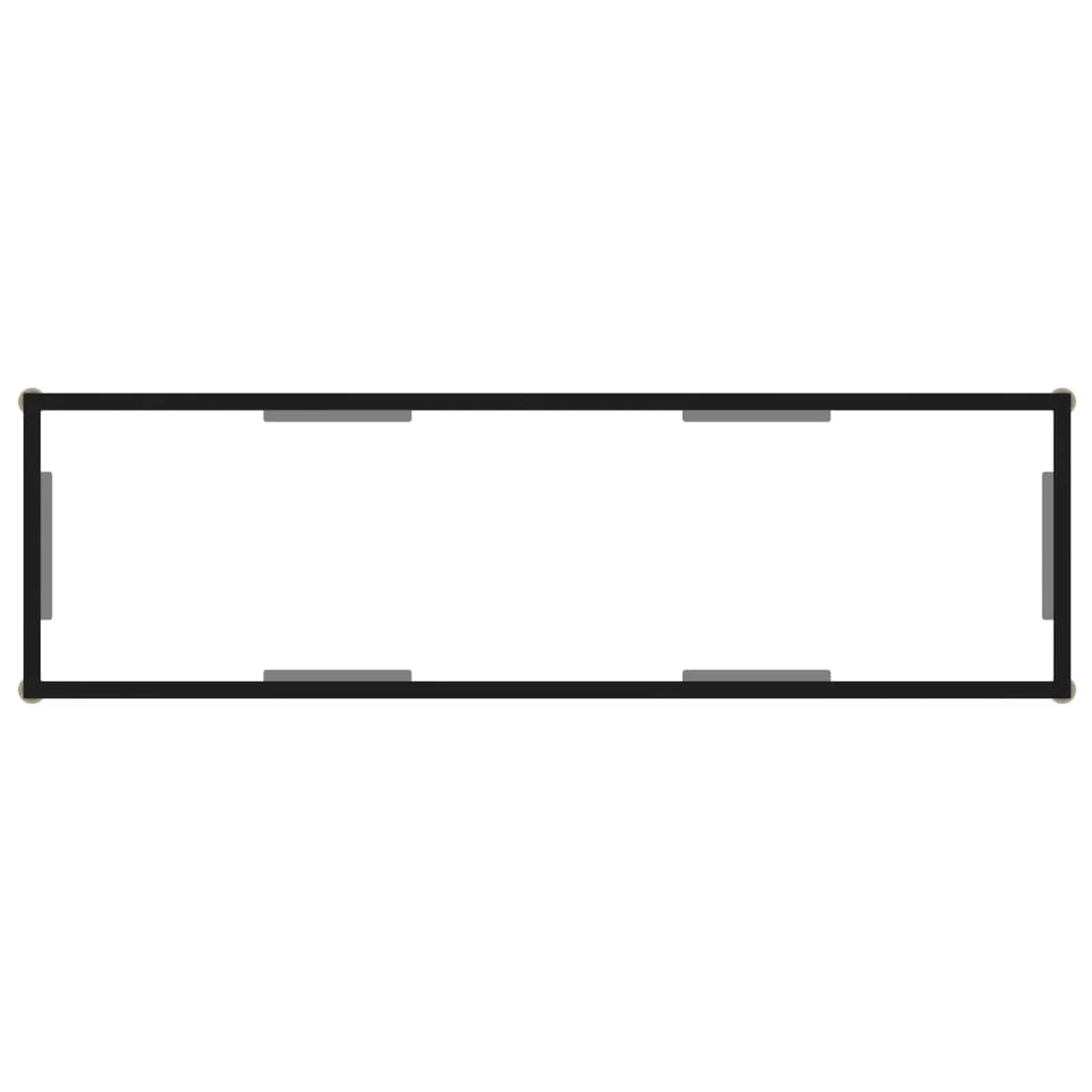 Andoer Console Table Transparent 47.2