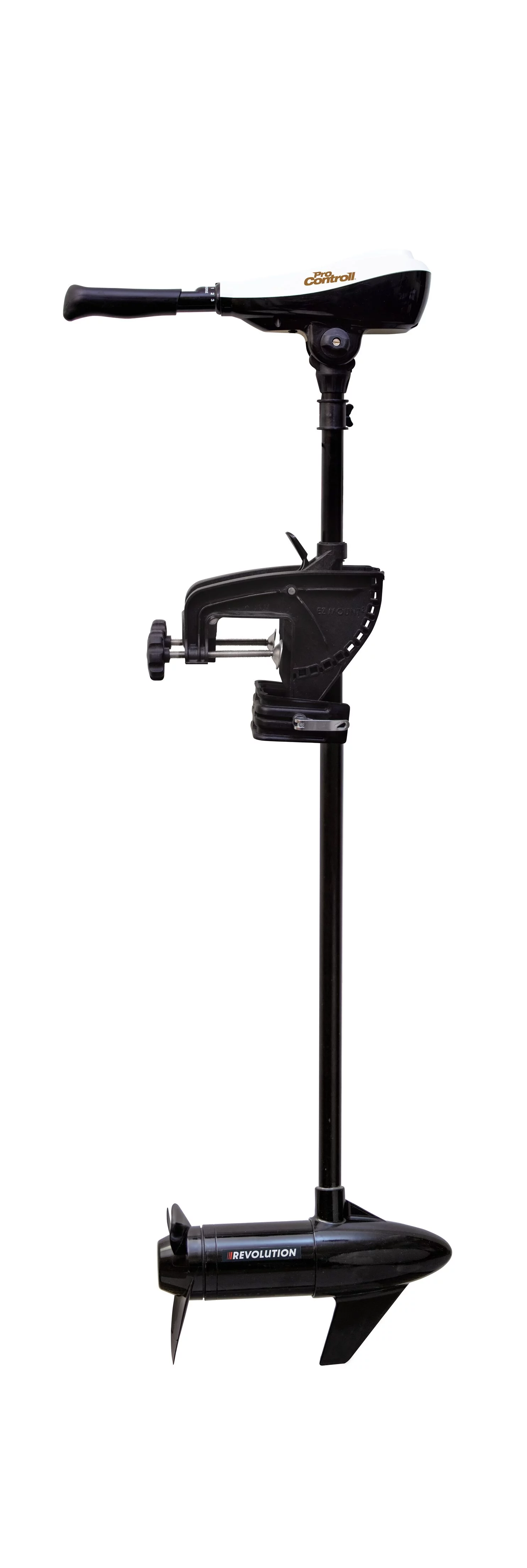 Pro Controll Revolution S-Type Freshwater Bow or Transom Mount Electric Trolling Motor, 40 lb Max Thrust, 48 inch Shaft