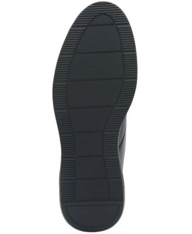 VINCE CAMUTO Mens Black Comfort Soleh Round Toe Lace-Up Leather Chukka Boots 11.5 M