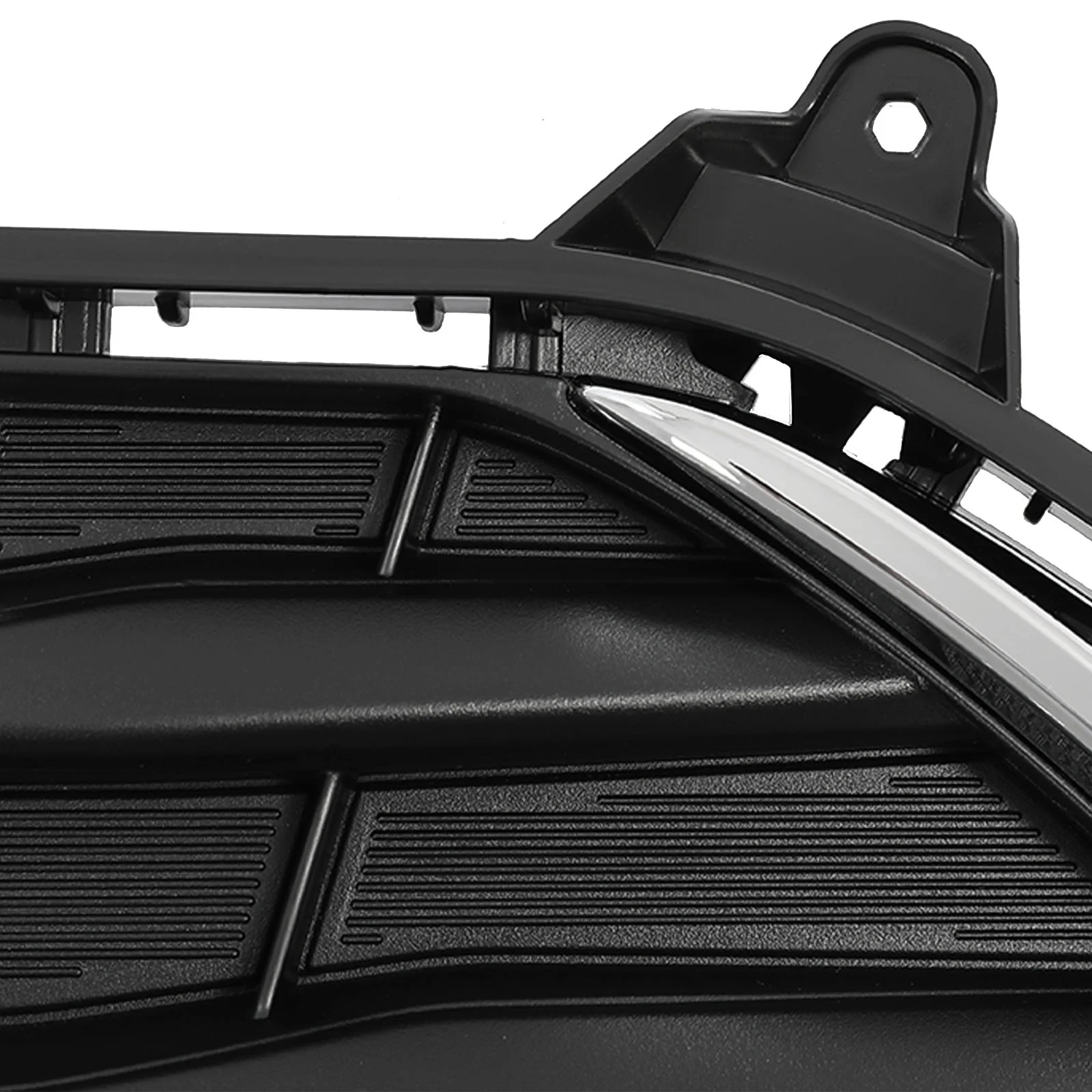 Kojem Front Bumper Lower Grille for 2017-2021 Chevy Chevrolet Trax Replacement for 42537706 42519611 Black Silvery