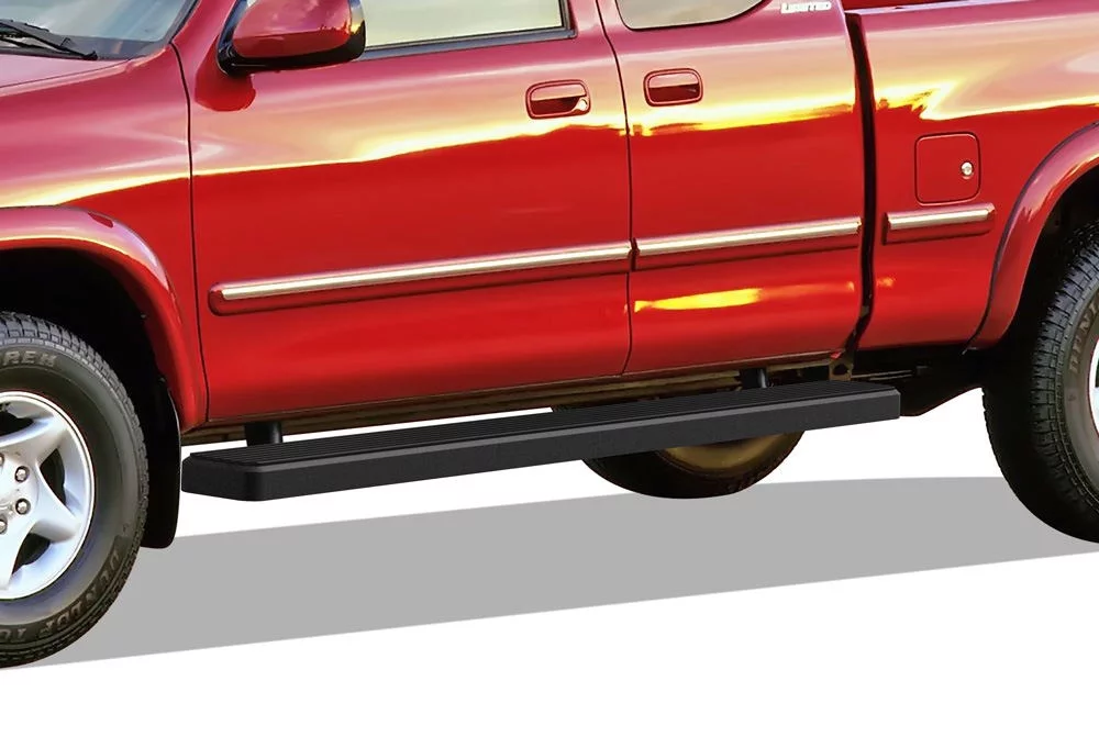 APS iBoard Running Boards 6 inches Matte Black Compatible with Toyota Tundra 2000-2006 Access Cab Stainless Steel (Nerf Bars Side Steps Side Bars)
