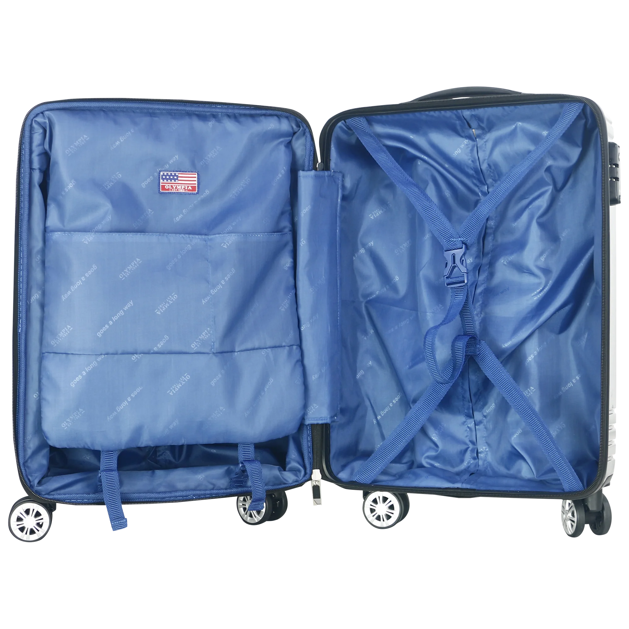 Olympia USA Gulliver 3-Piece Hardcase Spinner Set (Black)