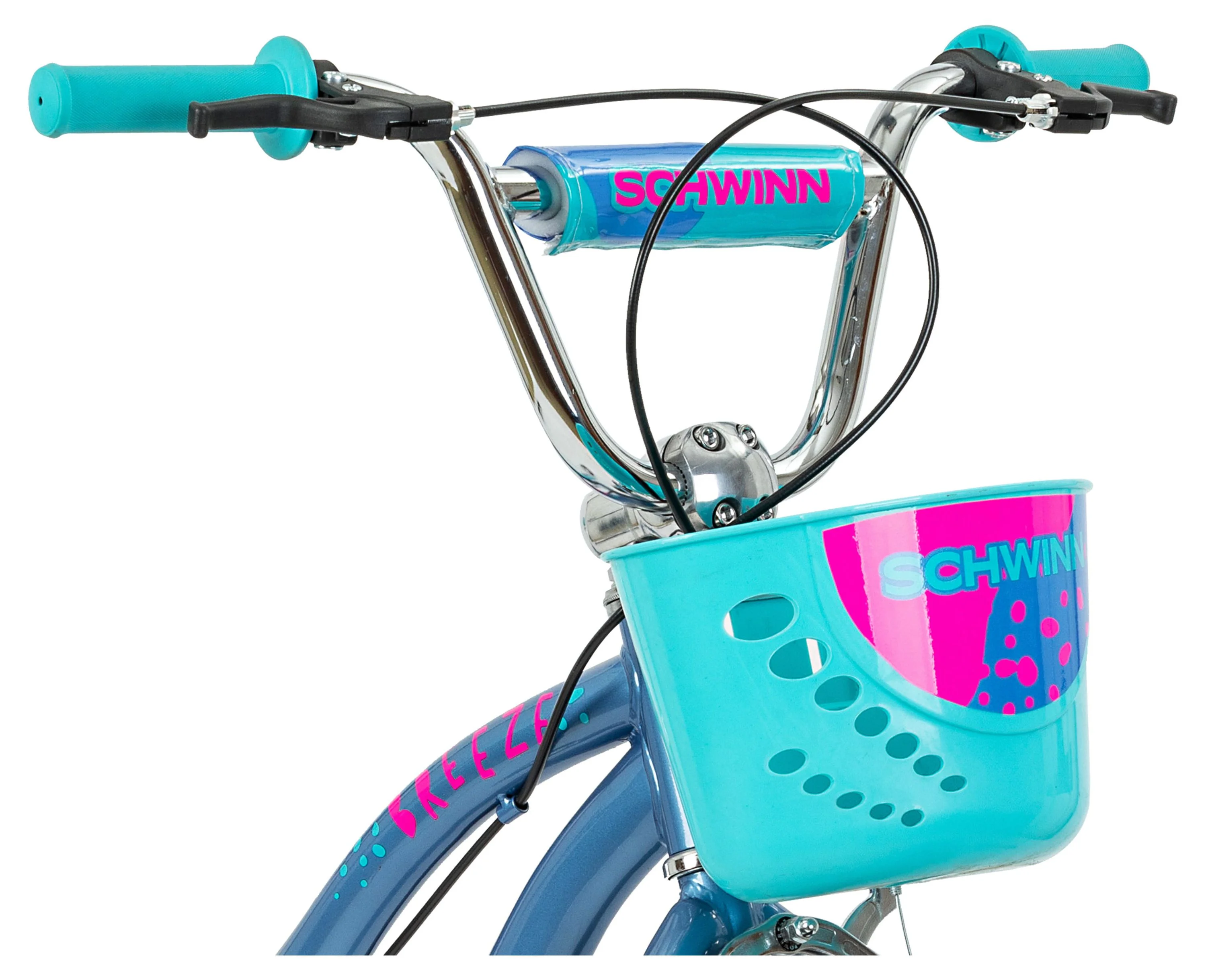 Schwinn 20-in. Breeze Girls Kids Bike with Basket, Periwinkle
