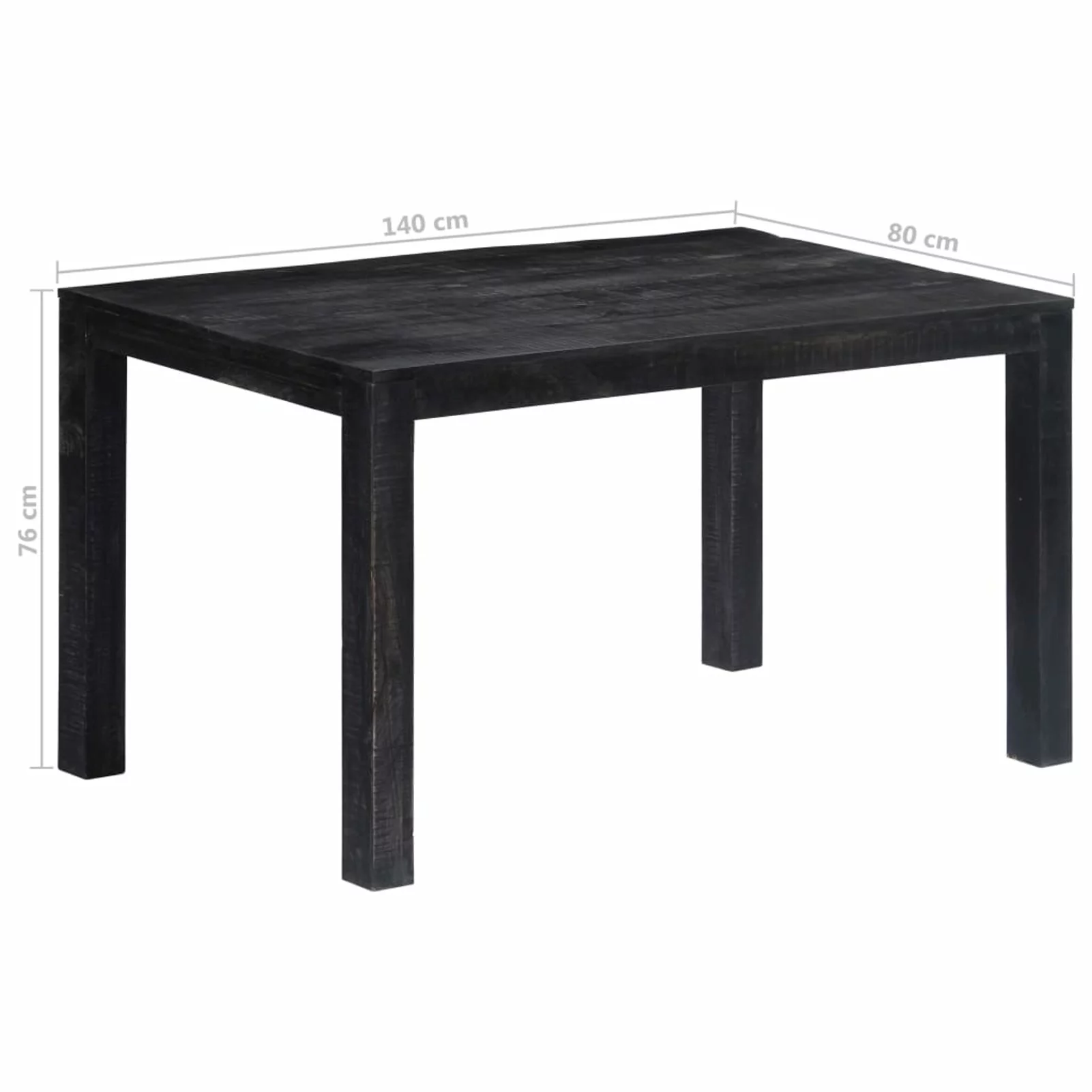 moobody Dining Table Black 55.1