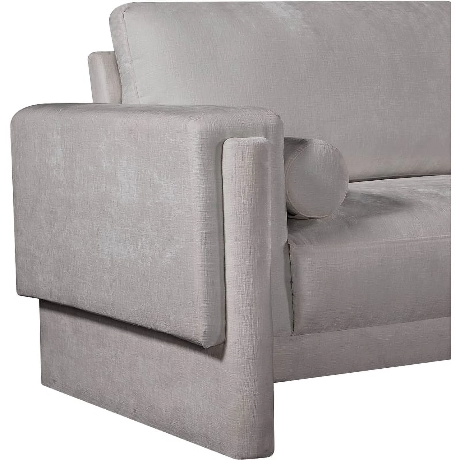 Meridian Furniture Madeline Grey Chenille Fabric Chair