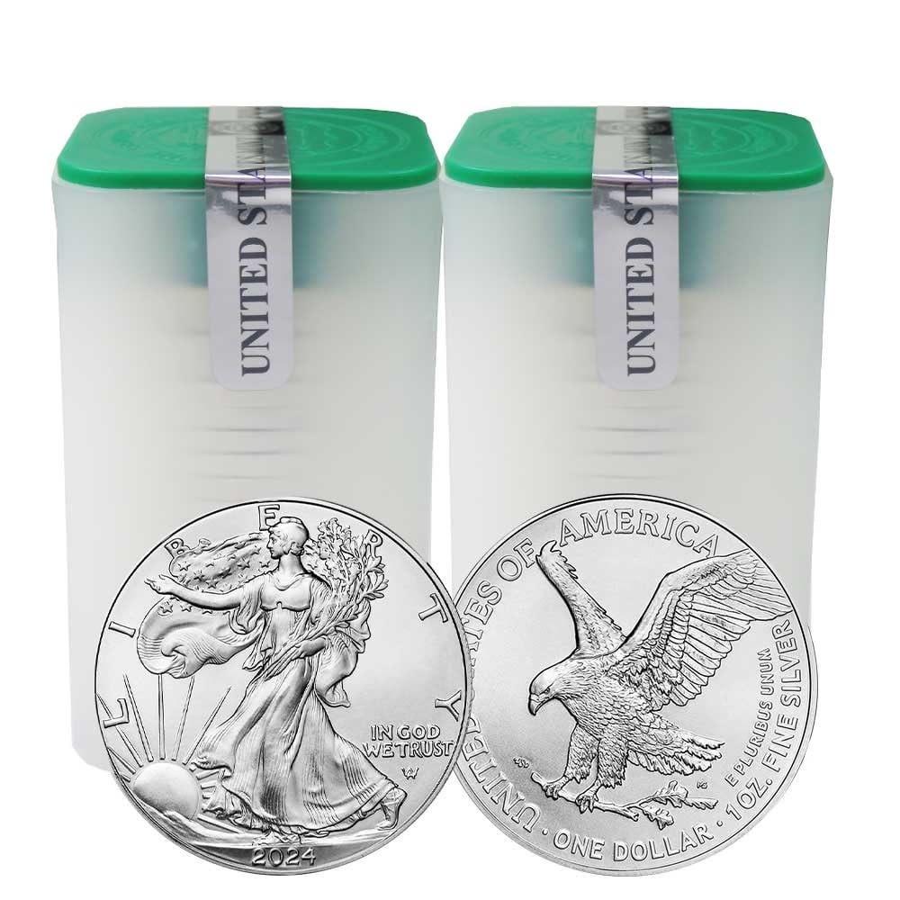 Lot of 40 - 2024 $1 American Silver Eagle 1 oz BU