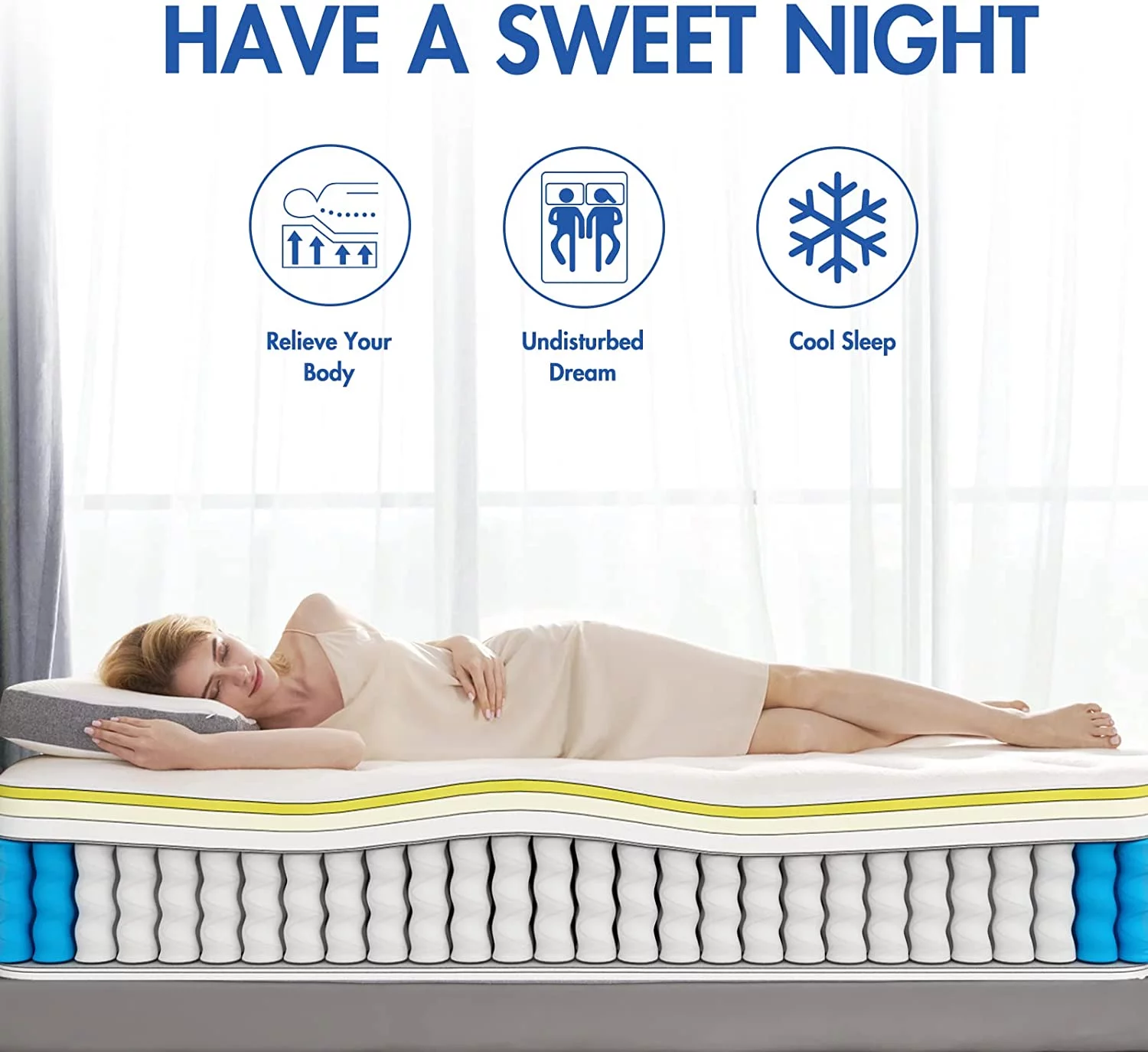 YANRUI King Mattress,10