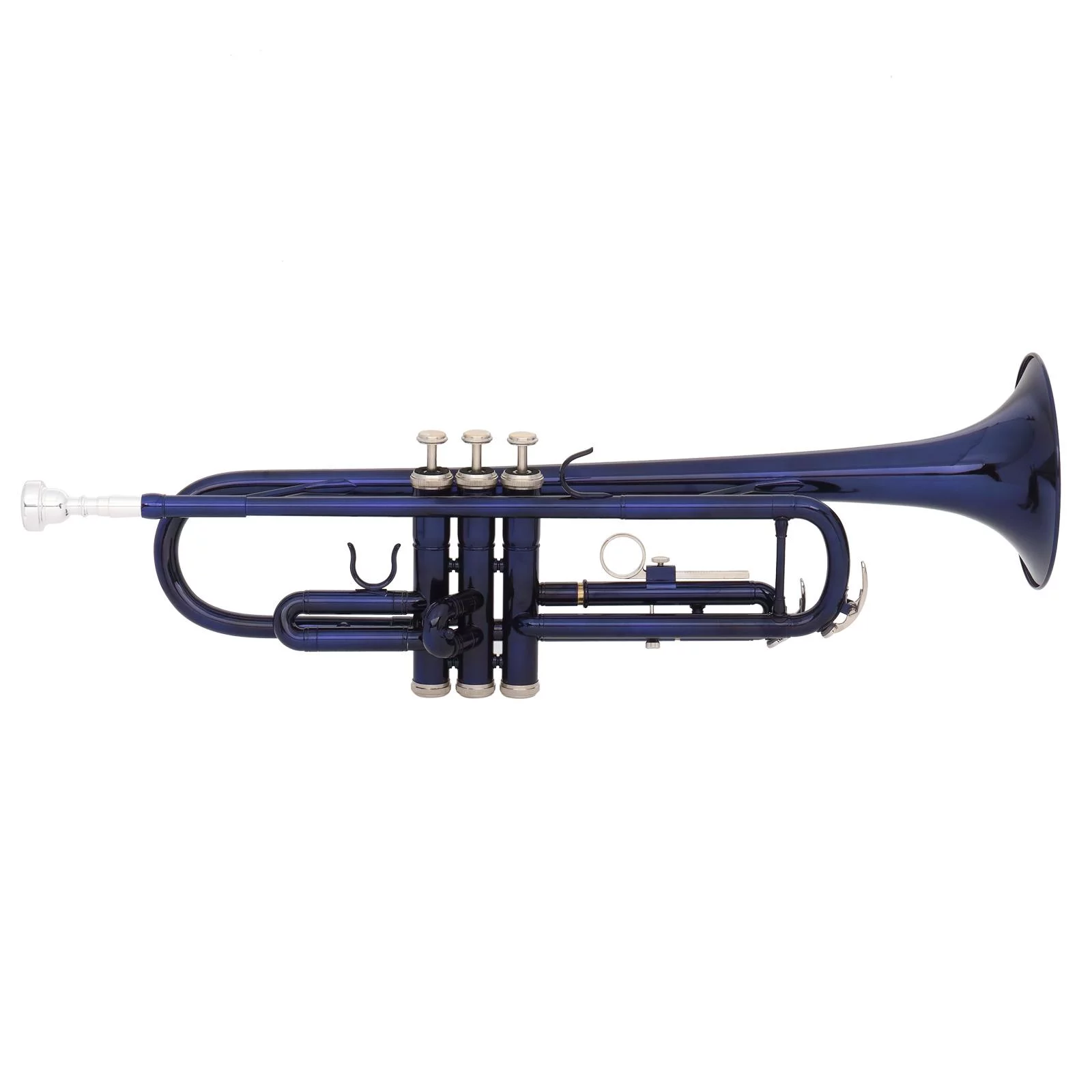 Zimtown Student Bb Beginner School Band Trumpet with Mouthpiece Case Blue