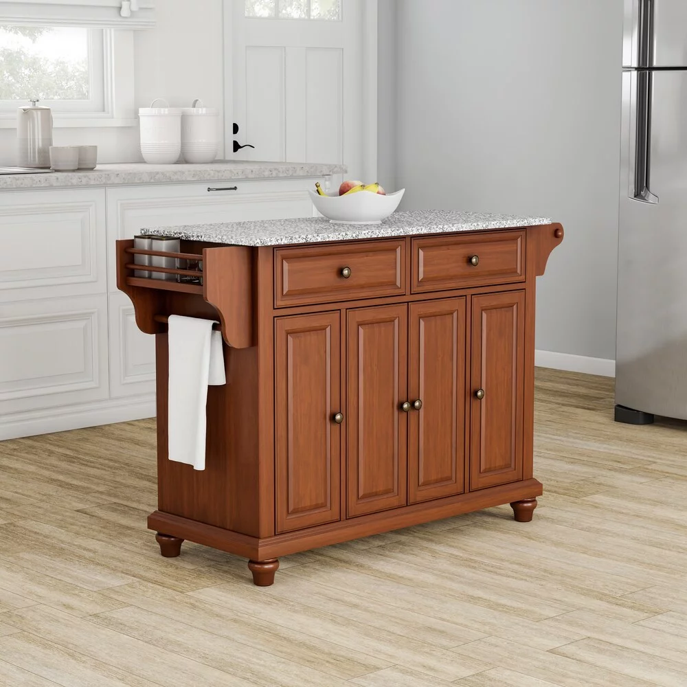 Crosley Furniture Crosley Cambridge Granite Top Full Size Kitchen Island/Cart - 18