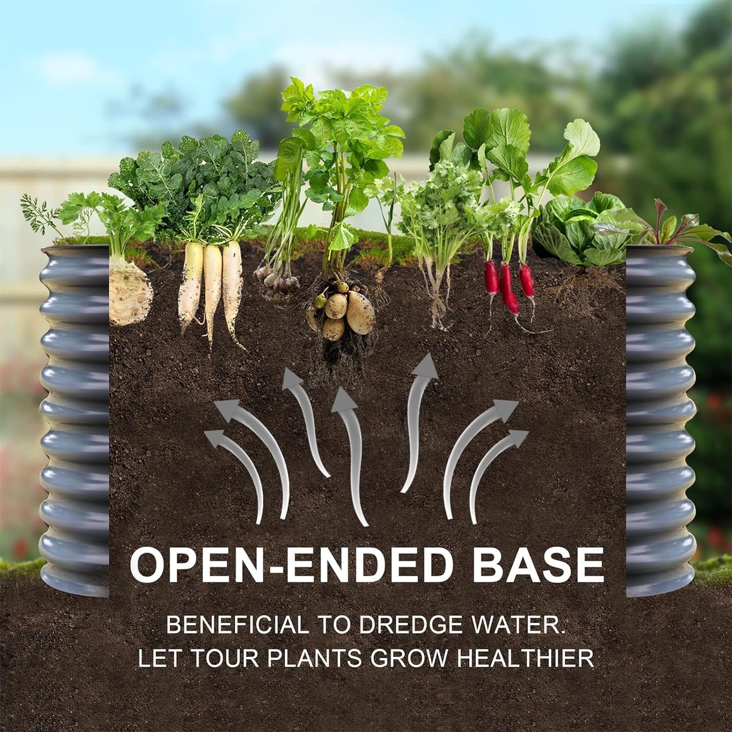 Raised Garden Beds Outdoor For Vegetables Raised Garden Boxes 12-In-1 Garden Planters 32