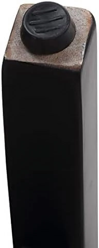 NLTBONNIE WO Home   Stool 29" in Backless Saddle Seat Sitting Counter Stool w Black Wood Legs (Gray)