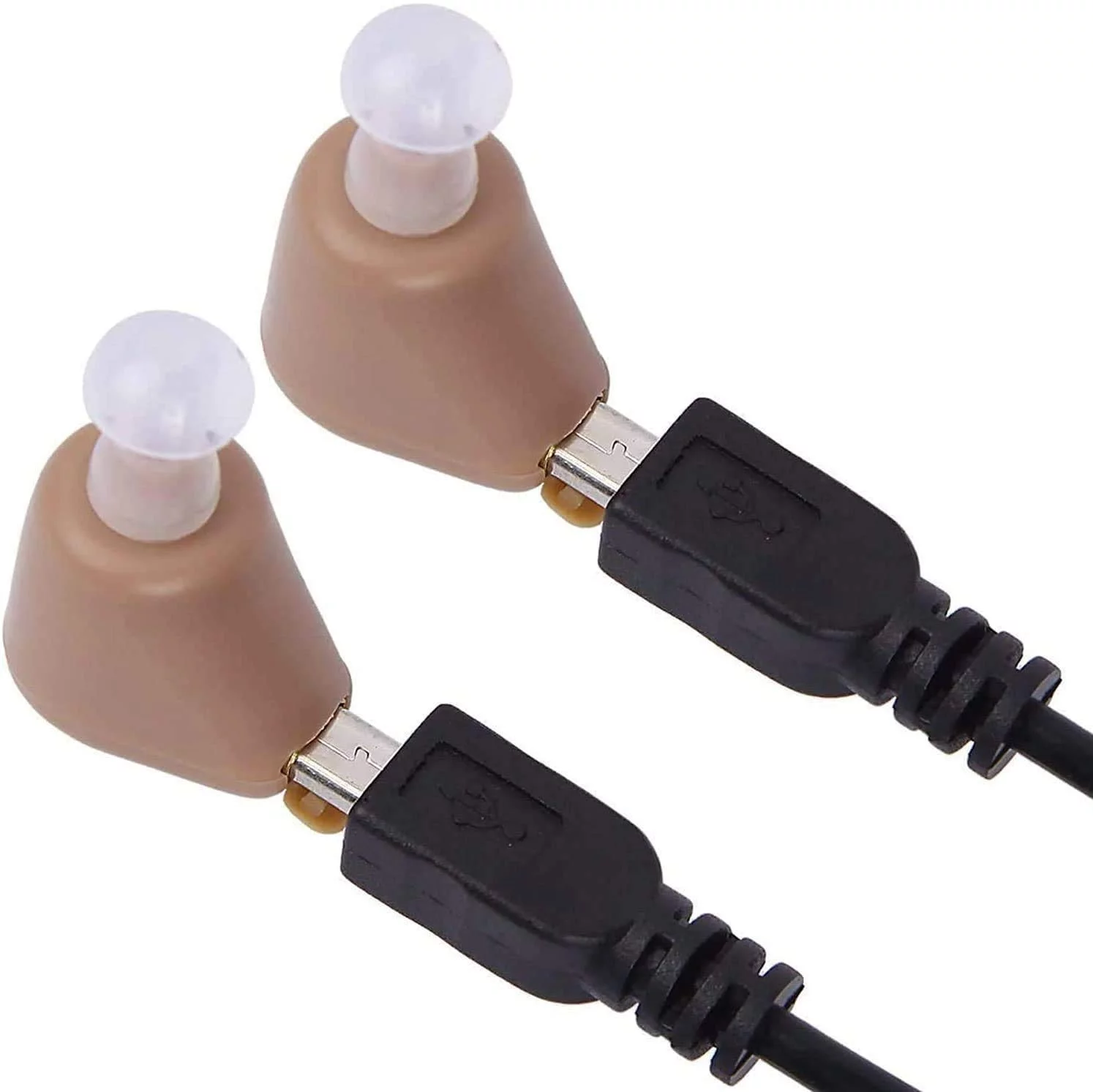 MEDca Digital Hearing Multicolor Amplifiers Set 2 Mini ITE in-the-Ear Rechargeable