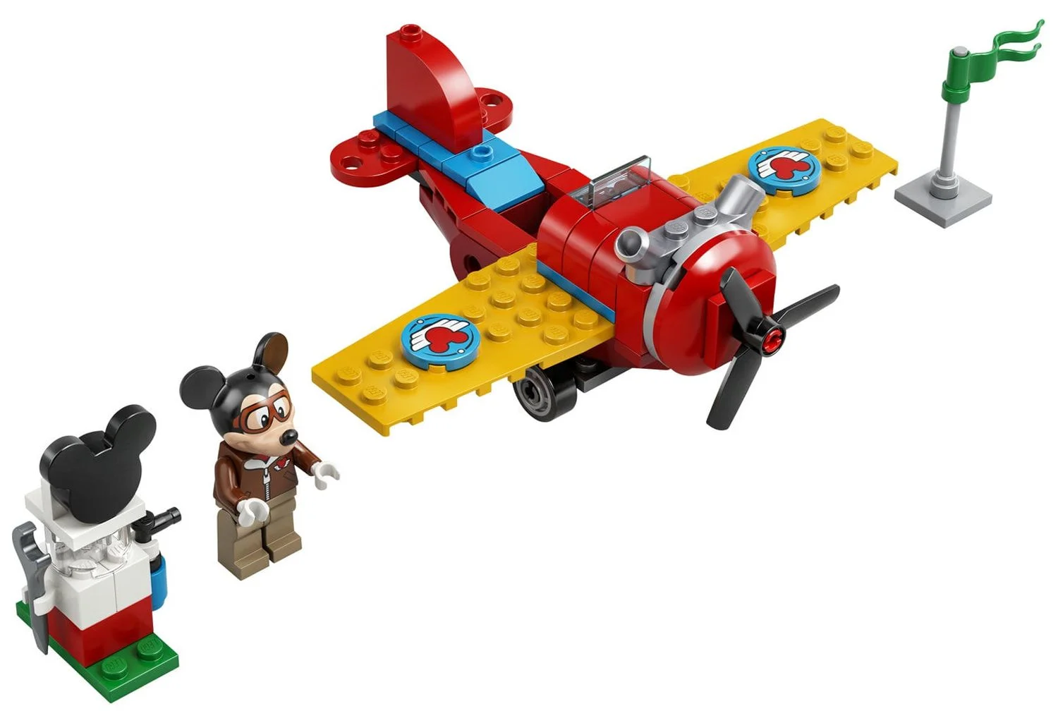 LEGO Mickey Mouse's Propeller Plane 10772 Building Set (59 Pieces)